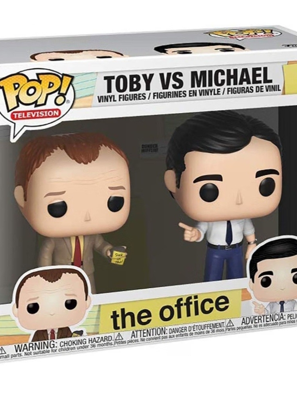 Funko Toby vs Michael Vinyl Figure Set Along With Pam , Jim And More